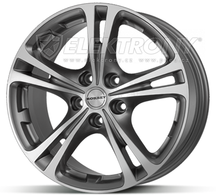 Alu kola Borbet XL Graphit 8x18 5x110 ET40