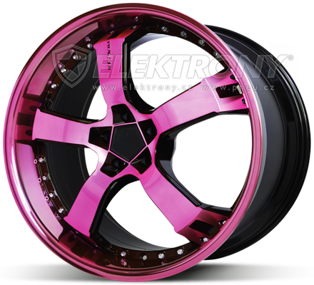 Alu kola Keskin KT10 Candy Pink 9,5x18 5x100 ET25