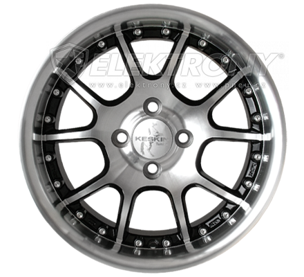 Alu kola Keskin KT3 BFP 8x15 4x100 ET30