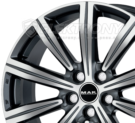 Alu kola MAK Birmingham GunMetal