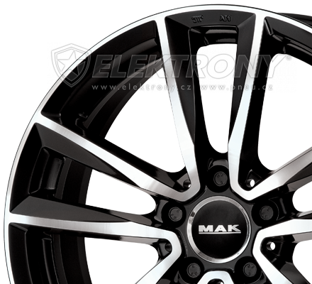 Alu kola Mak Bremen Black 8x19 5x112 ET43,5
