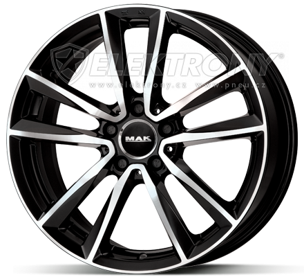 Alu kola Mak Bremen Black 8x19 5x112 ET43,5