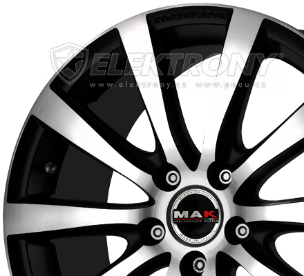 Alu kola MAK Iguan Black 6,5x15 4x108 ET40