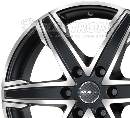 Alu kola MAK King 6 Black 7,5x17 6x139 ET33