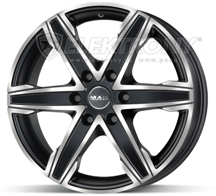 Alu kola MAK King 6 Black 7,5x17 6x139 ET33