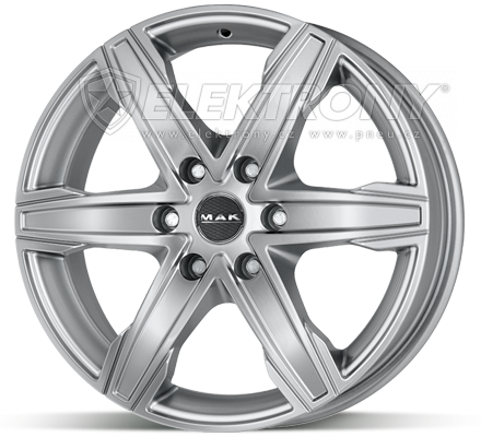 Alu kola MAK King 6 Silver