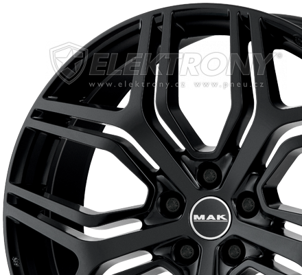 Alu kola MAK Kingdom FullBlack 9,5x22 5x108 ET42