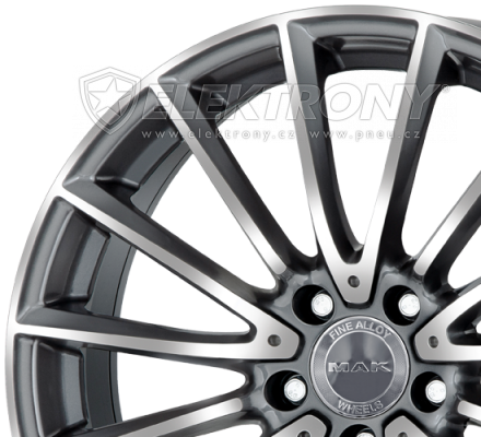Alu kola MAK Komet GunMetal