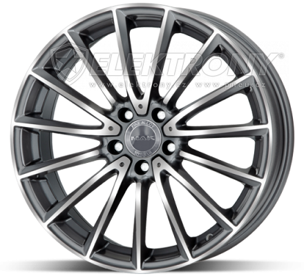 Alu kola MAK Komet GunMetal