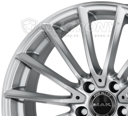 Alu kola MAK Komet Silver