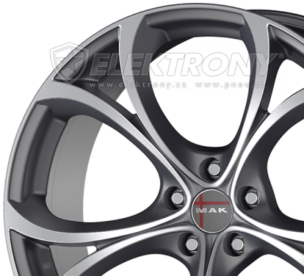 Alu kola MAK Lario GunMetal