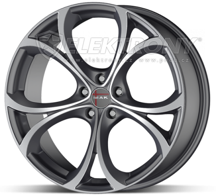 Alu kola MAK Lario GunMetal