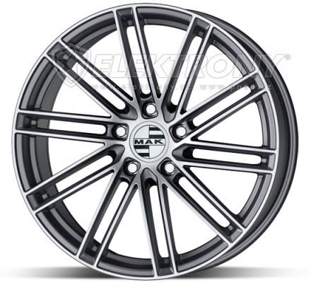 Alu kola MAK Leipzig GunMetal