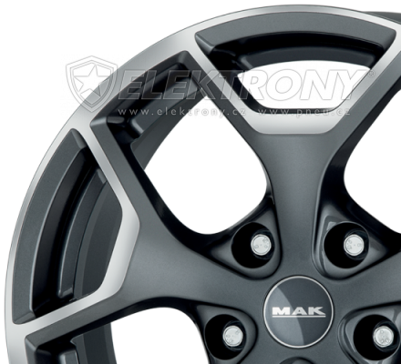 Alu kola MAK Liberty GunMetal