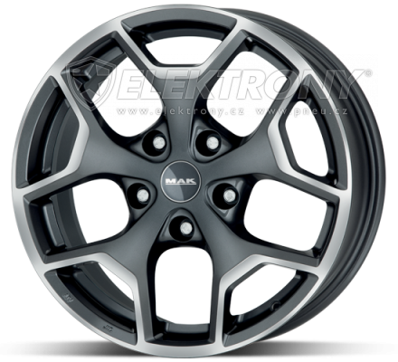 Alu kola MAK Liberty GunMetal