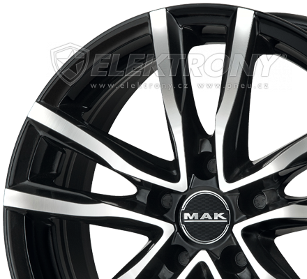 Alu kola Mak Milano Black 7x17 5x112 ET42