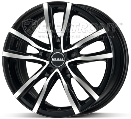 Alu kola Mak Milano Black 7x17 5x112 ET42