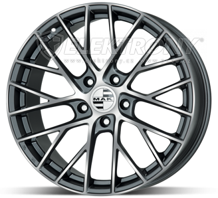 Alu kola MAK Monaco GunMetal