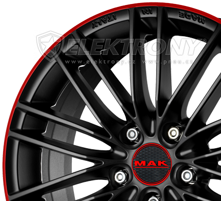 Alu kola MAK Rapide Red Black