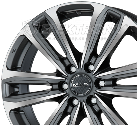 Alu kola MAK Safari GunMetal