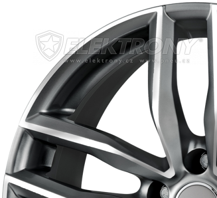 Alu kola MAK Sarthe GunMetal