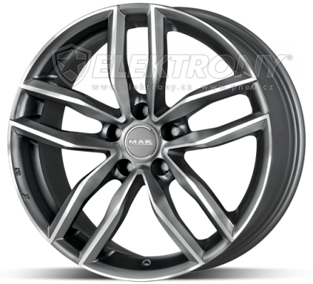 Alu kola MAK Sarthe GunMetal