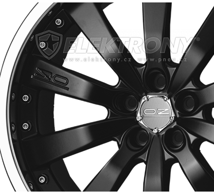 Alu kola OZ Michelangelo II Black 8,5x19 5x114 ET40