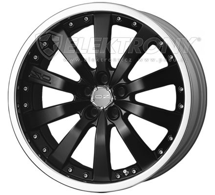 Alu kola OZ Michelangelo II Black 8,5x19 5x114 ET40