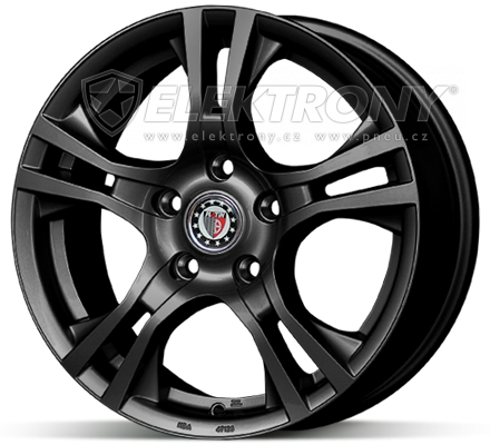 Alu kola Platin P53 Matt Black