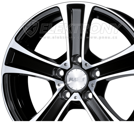 Alu kola Platin P56 Black 6,5x15 5x108 ET45