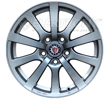 Alu kola Platin P58 Gun Metal 8x18 5x114 ET50