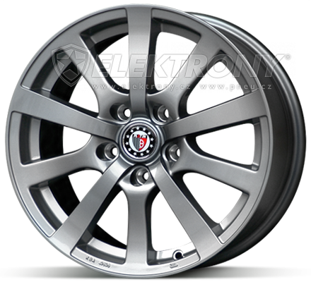 Alu kola Platin P58 Gun Metal 8x18 5x114 ET50
