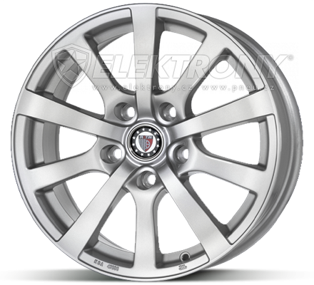 Alu kola Platin P58 Silber