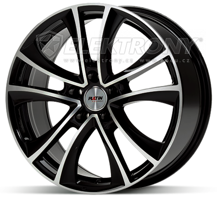 Alu kola Platin P71 Black 8x18 5x112 ET38
