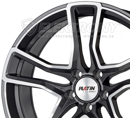 Alu kola Platin P79 Grey Polished 8x18 5x114 ET40