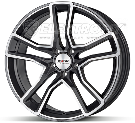 Alu kola Platin P79 Grey Polished 8x18 5x114 ET40