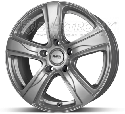 Alu kola Platin P87 Silver 7,5x18 5x130 ET43