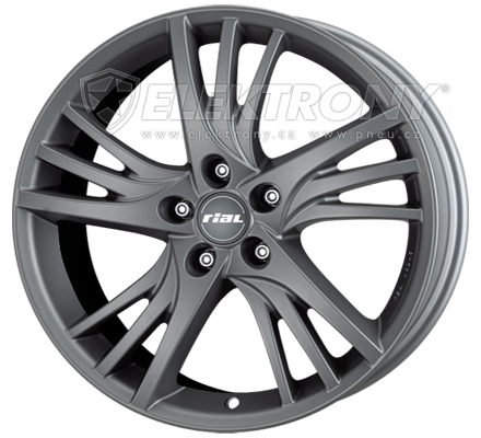 Alu kola RIAL Padua Graphit 8,5x19 5x114 ET40