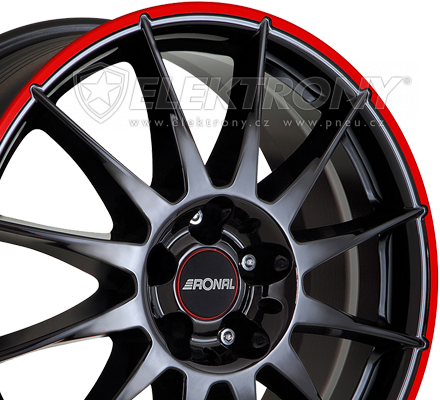 Alu kola Ronal R54 Black 7x16 4x108 ET25