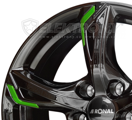 Alu kola Ronal R62 JB Green 8x19 5x112 ET35