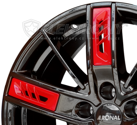 Litá kola v konfigurátoru Ronal R67 JB Red Left 8x19 5x112 ET30