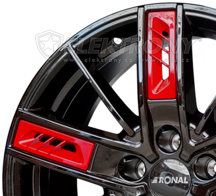 Alu kola Ronal R67 JB Red Right 8,5x20 5x114 ET40