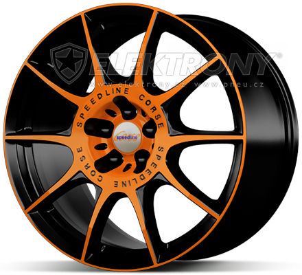 Alu kola Speedline SL2 Orange 8x18 5x112 ET45
