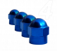  Reifenventile Kappen C05B C01B modré 4ks
