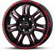 Borbet CW8 Red Polished 8x18 5x118 ET50