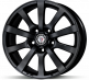 Platin P58 Full Black 7x17 4x98 ET35