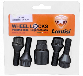 Lantisi Šrouby bezpečnostní černé