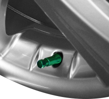  Ventilky chromové zelené